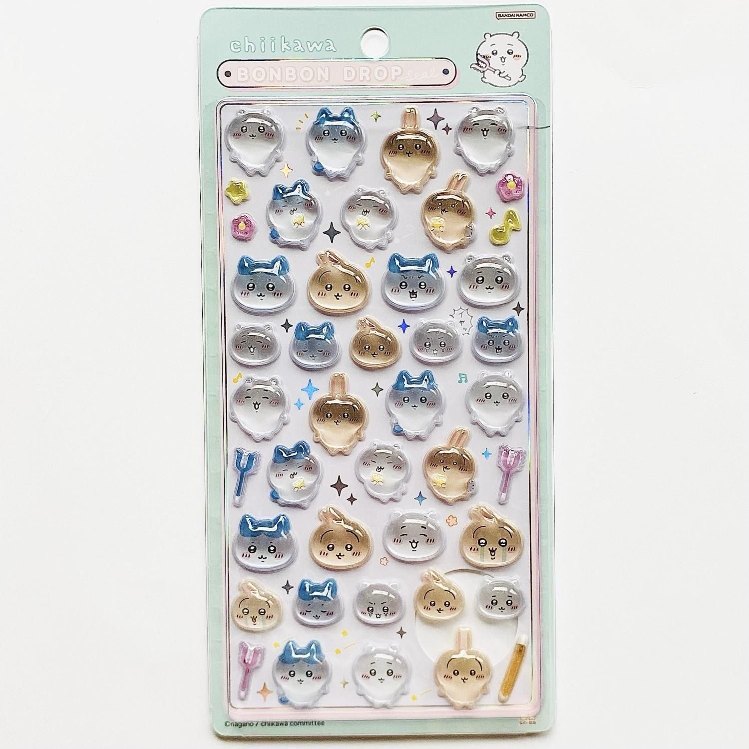 即日発送】 ボンボンドロップシール ちいかわ 4種 セット
