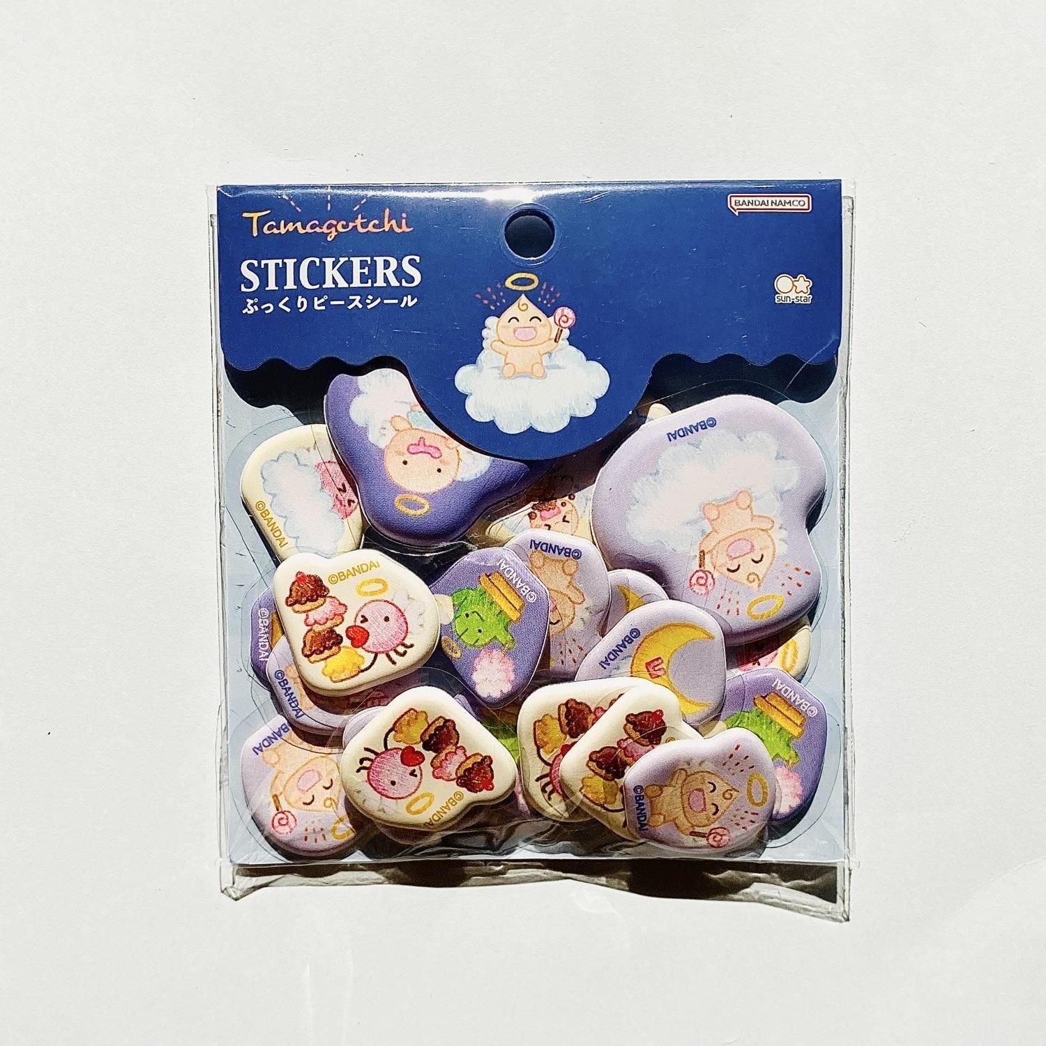 サンスター文具 ぷっくりピースシール たまごっち スイーツ S8816115
