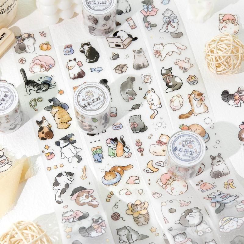 TWILIGHT(暮光之城) MGZC 好运猫猫系列 ロールステッカー 4種セット