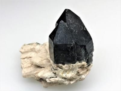 山東省・最高品質❣️水晶共生・漆黒のモリオンクラスター1291g 希少・山東省産]天然モリオン原石クラスター（黒水晶/ガーネット