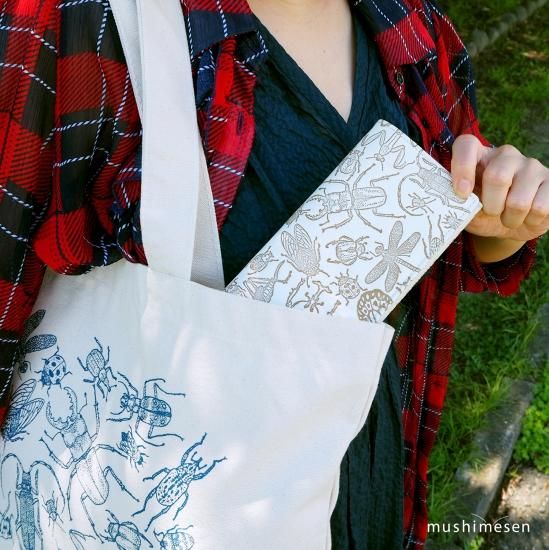 NEW!＞文庫革「日本の昆虫シリーズ」両面小銭入れ（コガネムシ） - ムシメセン 公式オンラインショップ