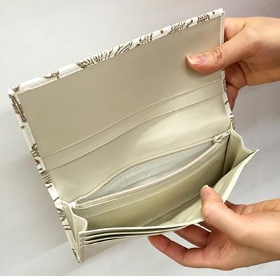 完売しました＞文庫革「日本の昆虫シリーズ」長財布（クロ