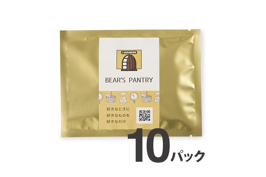 【★常温 】オリジナルブレンド珈琲「BEAR'S PANTRY」（重厚感）ドリップ１０Ｐの商品画像