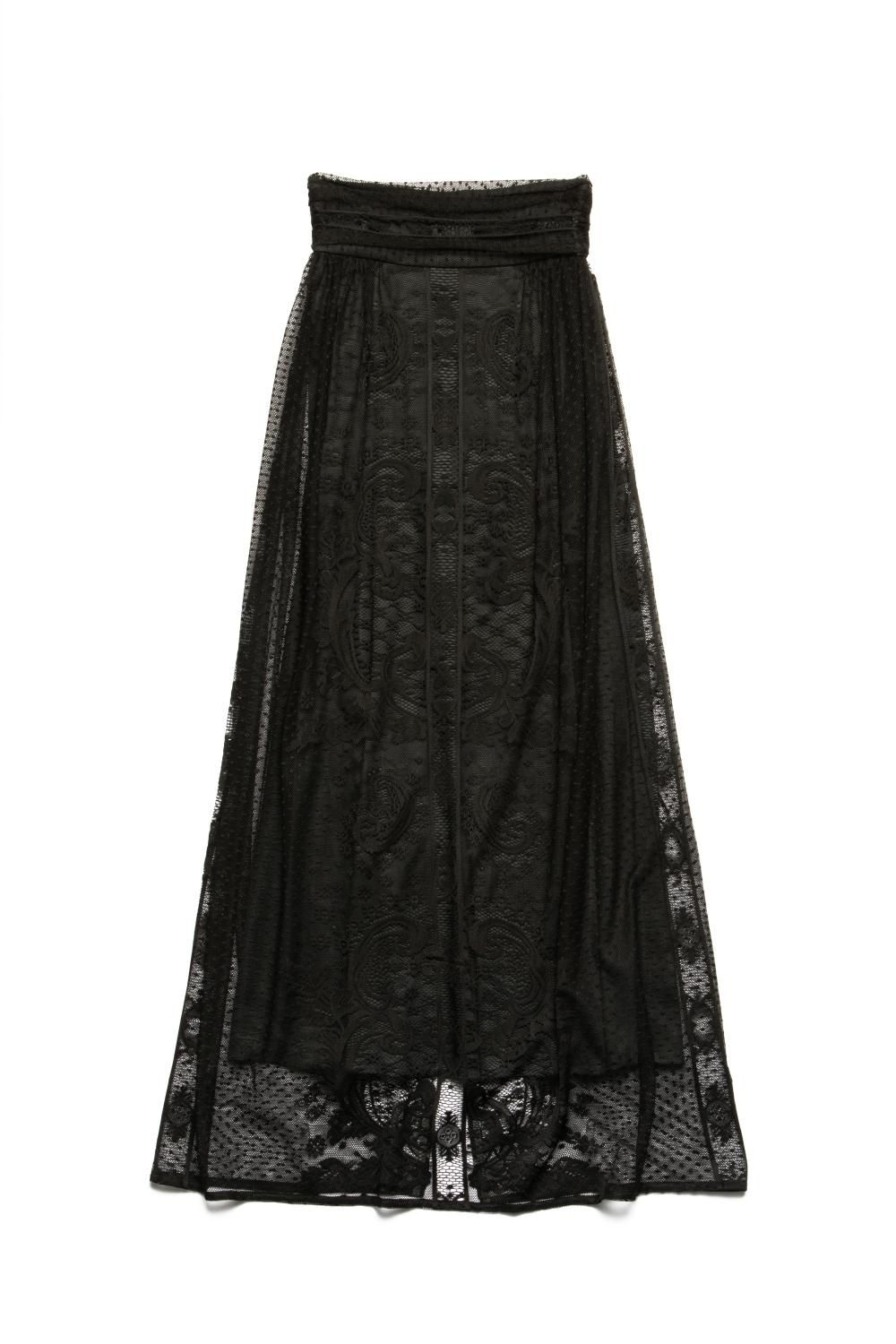 新作モデル Vintage Hdxuly, - Skirt（Black） Lace スカート