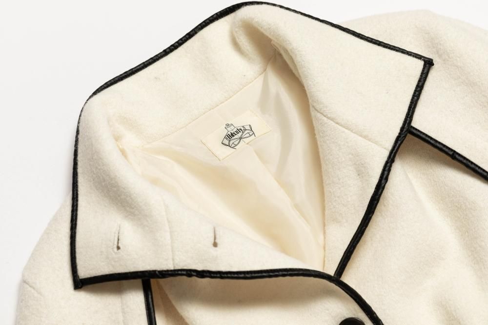 【70％OFF】 Wool Cape Coat(Off White) - Hdxuly, ジャケット・アウター