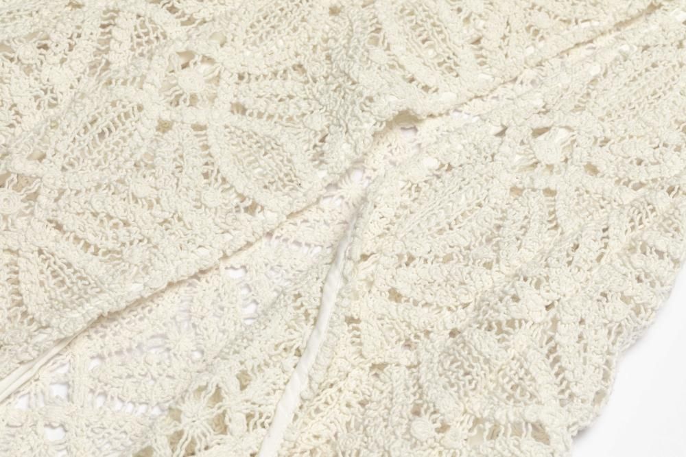 新品♡OBLIオブリ　シアードットジャガードスカート　ホワイト36S 新品♡OBLIオブリ シアードットジャガードスカート ホワイト36S