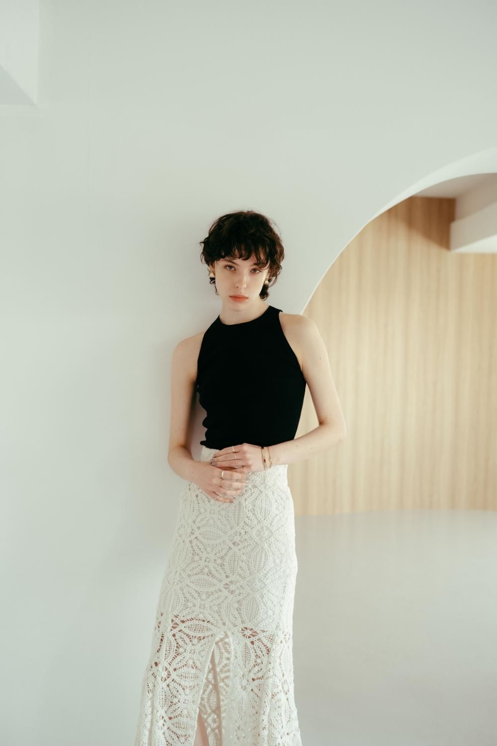 withoutsummer レーススカート off lace skirt adidas LACE SKIRT / アディダス レース スカート（スカート