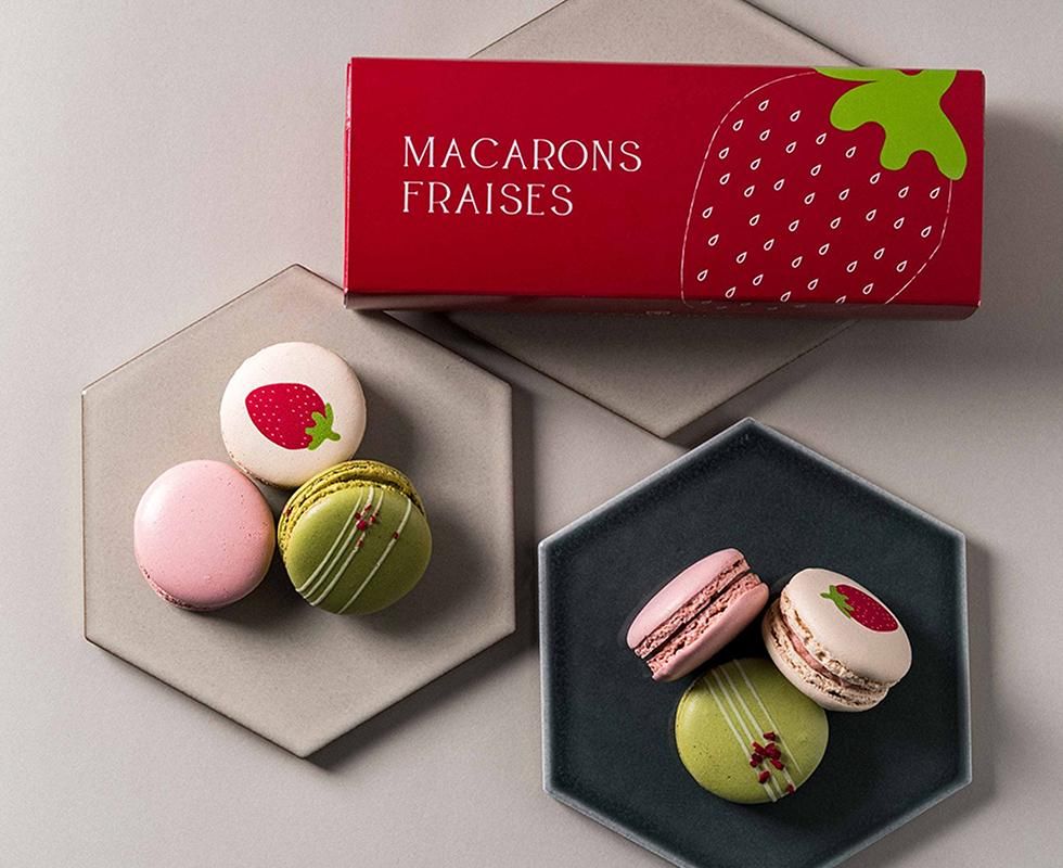 Macarons fraises Slide 3