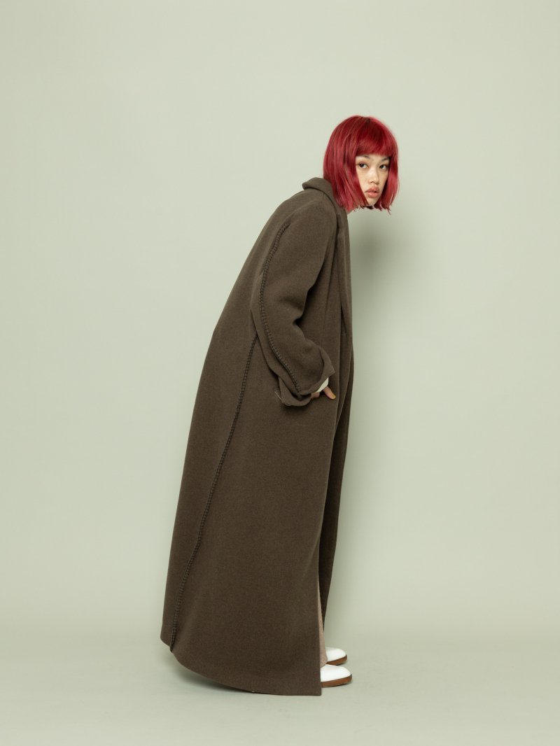 Virgin Coat（BROWN） - irojikake - online store