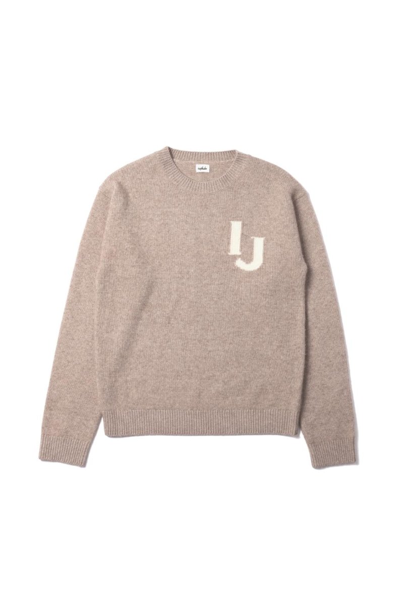 IJ Cashmere Knit Tops（BROWN）