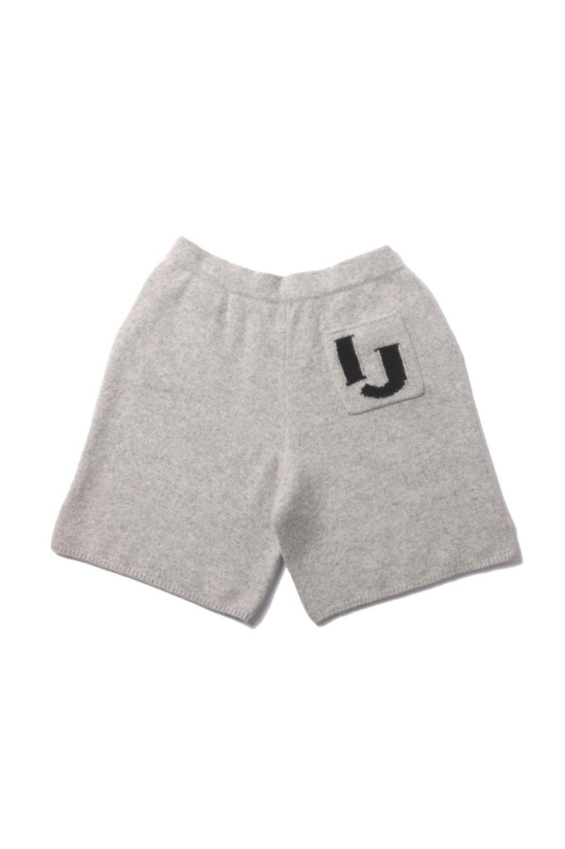 IJ Cashmere Knit Short Pants（GRAY）