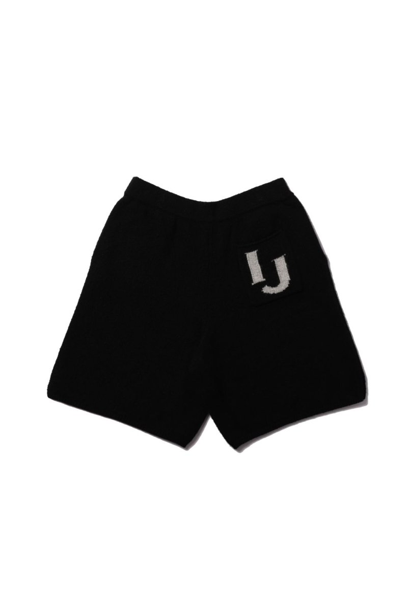 IJ Cashmere Knit Short Pants（BLACK）