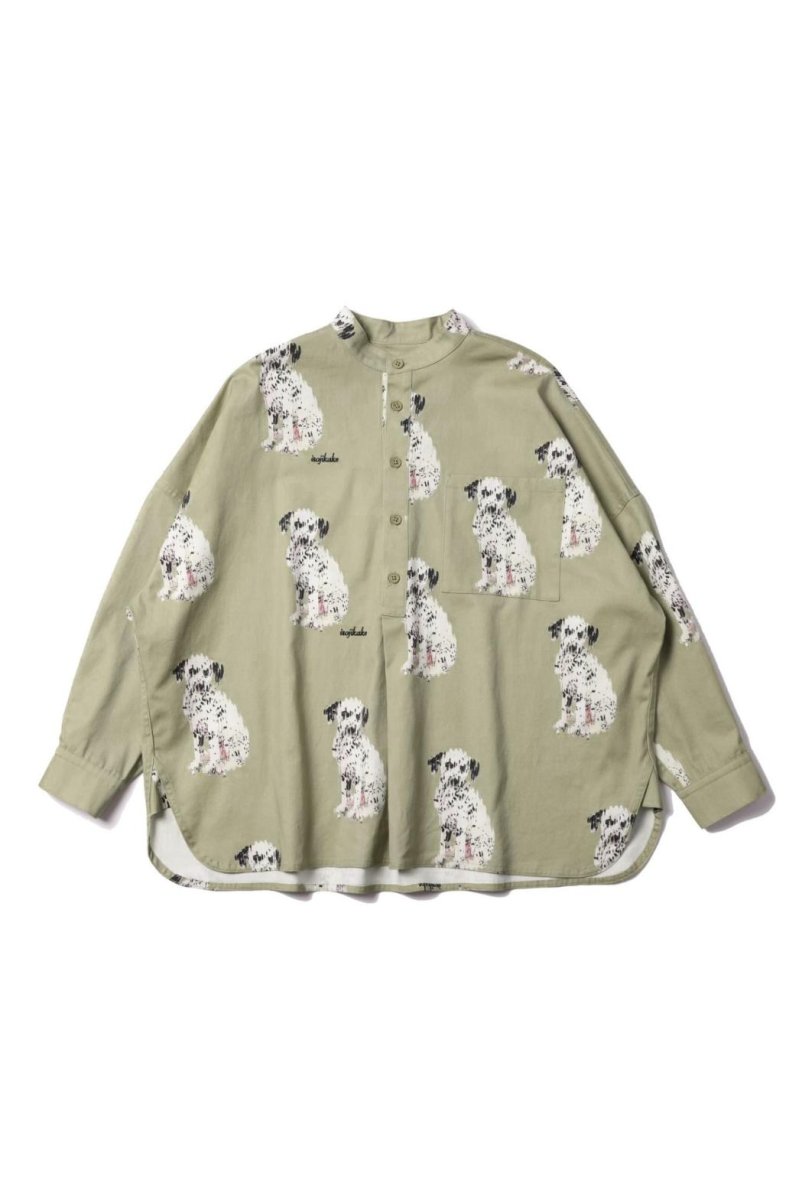 Dalmatian Recycle Shirt（BEIGE） - irojikake - online store