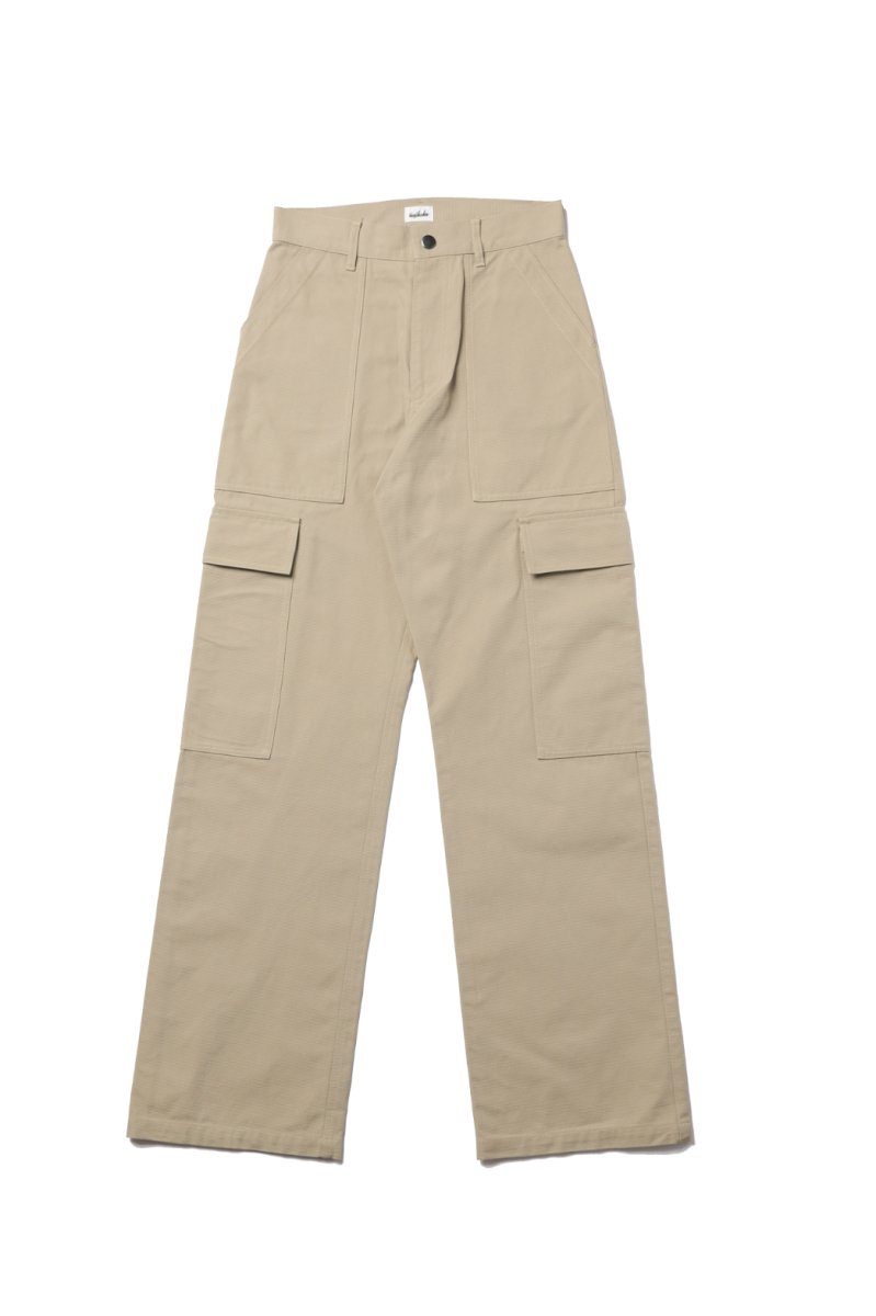 Tough Cargo Pants（Beige） - irojikake - online store