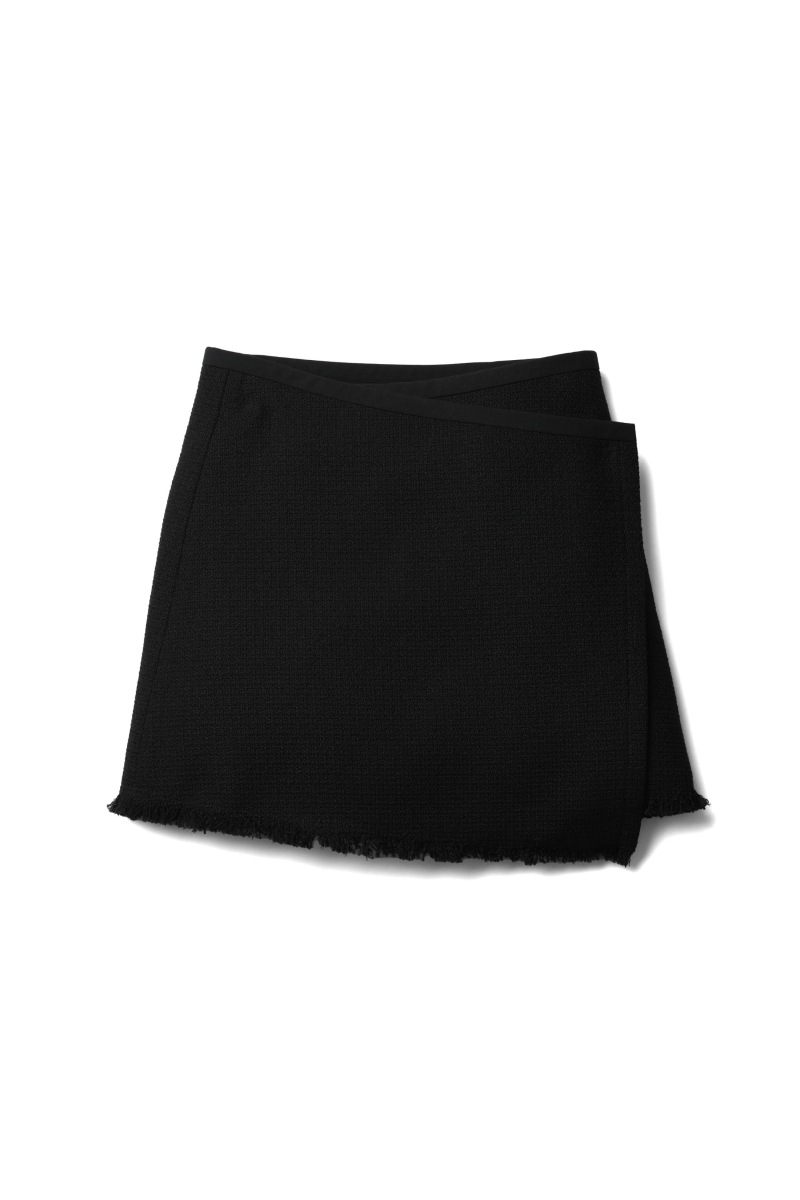 最新な Tweedy Skirt（BLACK）【recycle♻】 - irojikake - online store スカート