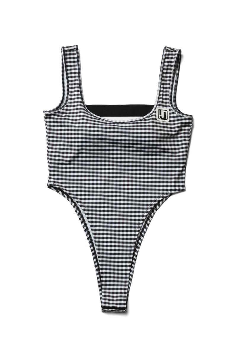 年末のプロモーション特価！ Knockout Tank online - irojikake - top（checkered）（BLACK） トップス