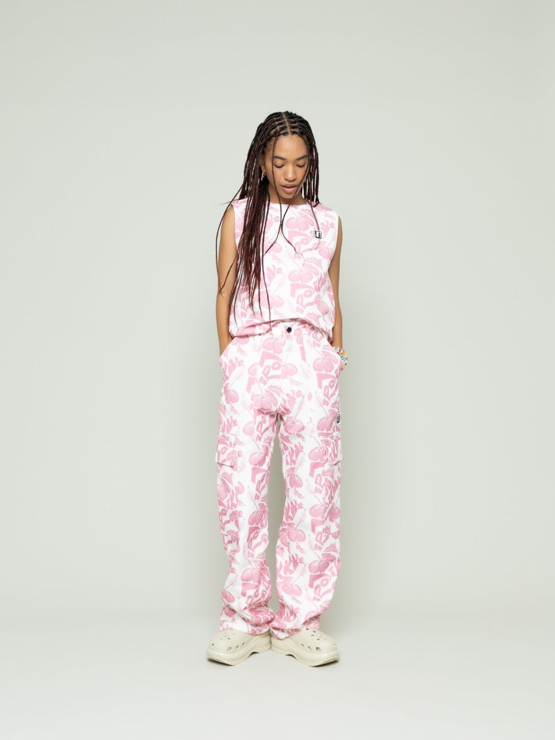 Tough Cargo Pants（PINK） - irojikake - online store