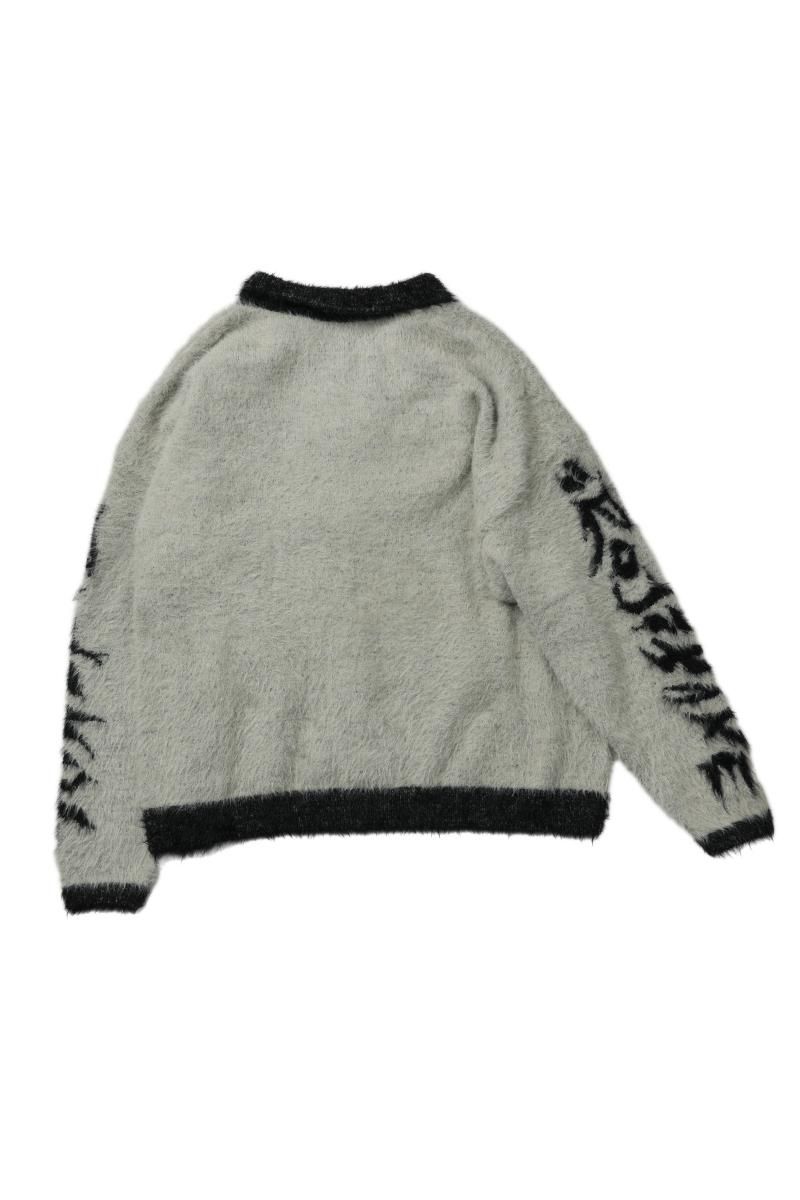 【irojikake】FLUFFY RUGBY SHIRT（GRAY）イロジカケ ジョイントワークス JOINT WORKS irojikake/イロジカケ FLUFFY