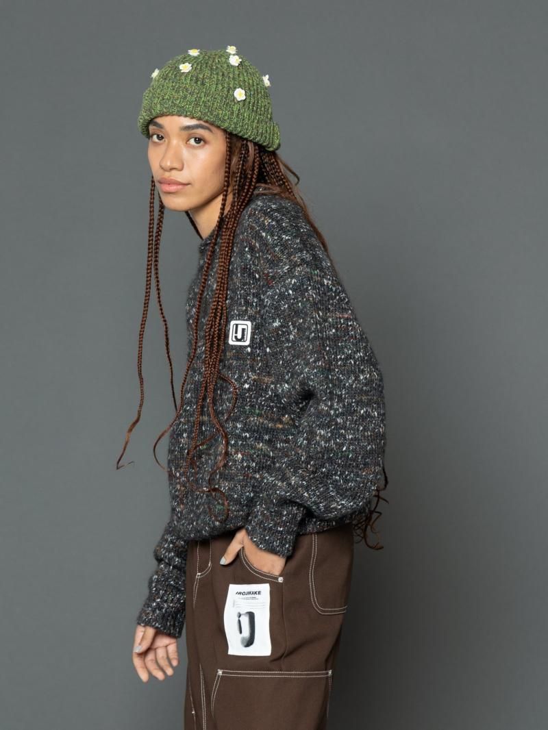 DADDY KNIT（CHARCOAL）M - irojikake - online store
