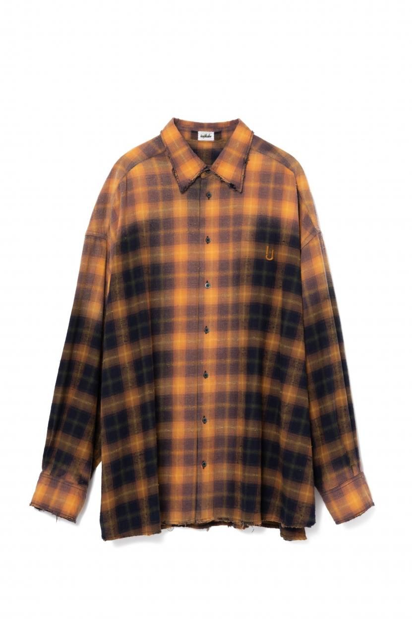 TARTAN BIG SHIRTYELLOW