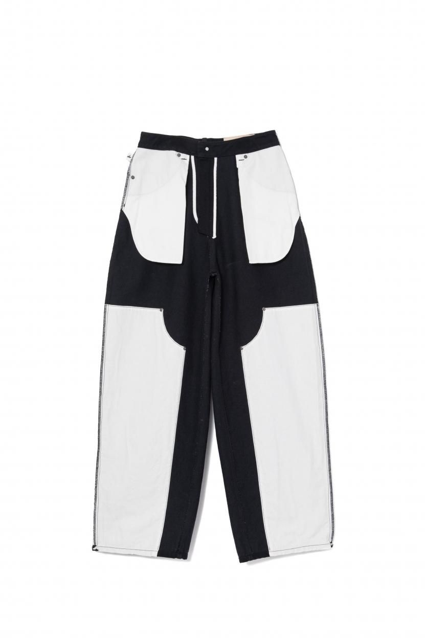 REVERSIBLE DENIM PANTSBLACK