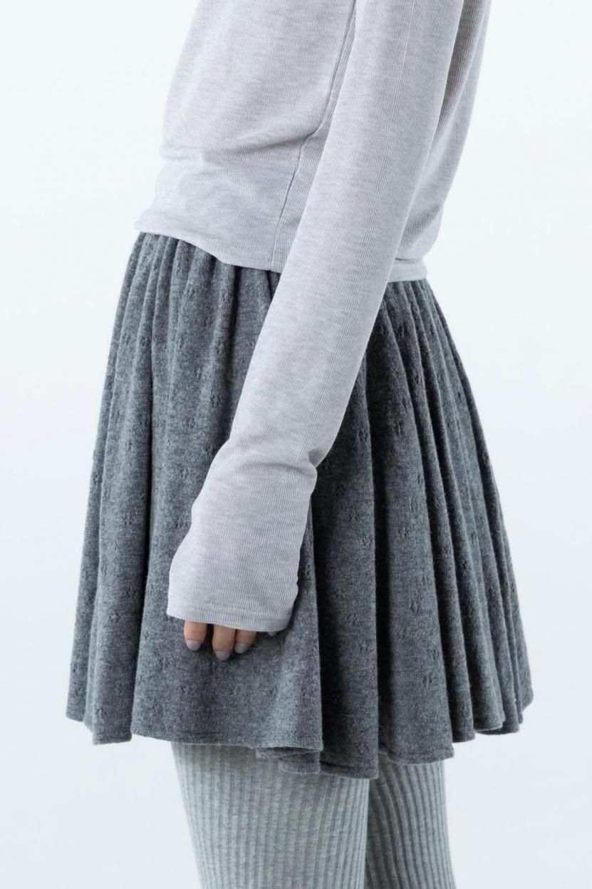 BABY MINI SKIRTGLAY