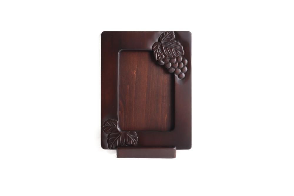 軽井沢彫 写真立て 葡萄（L版）軽井沢彫家具工房 ICCHODO 【公式通販】