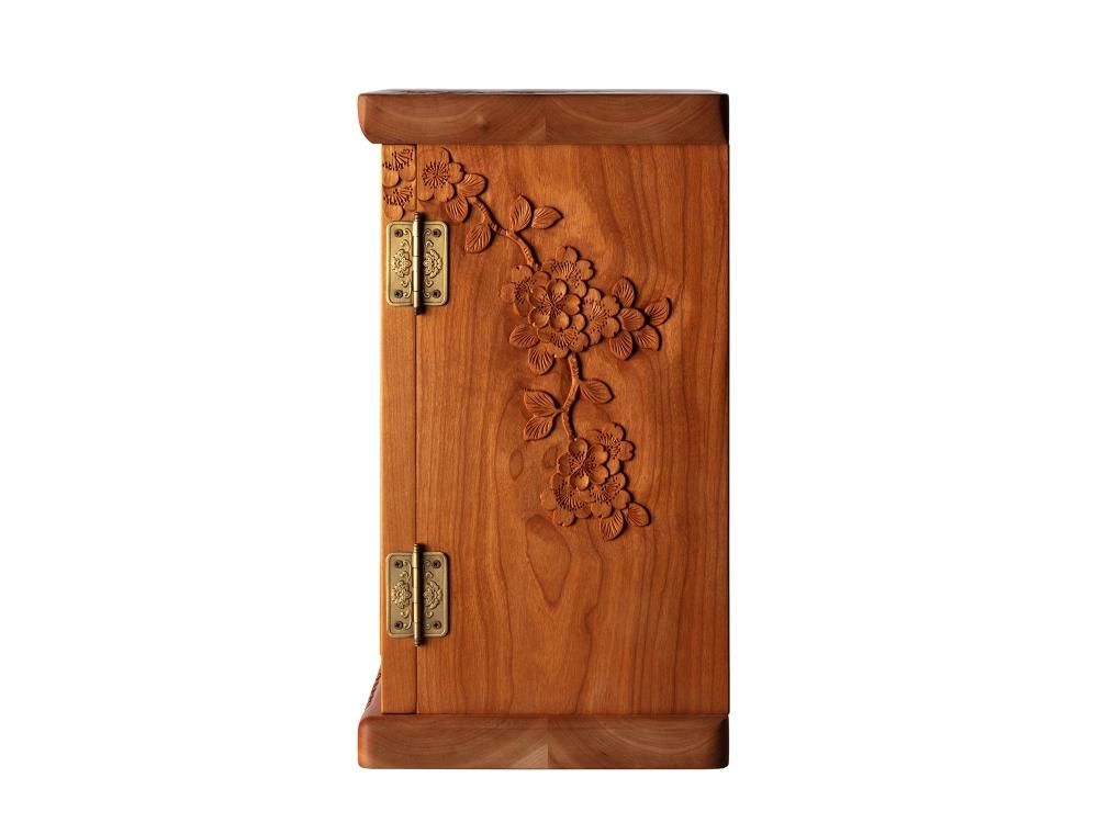 仏壇2枚扉 小 クリア色 BC-011 - 一彫堂 軽井沢彫家具工房 オンライン