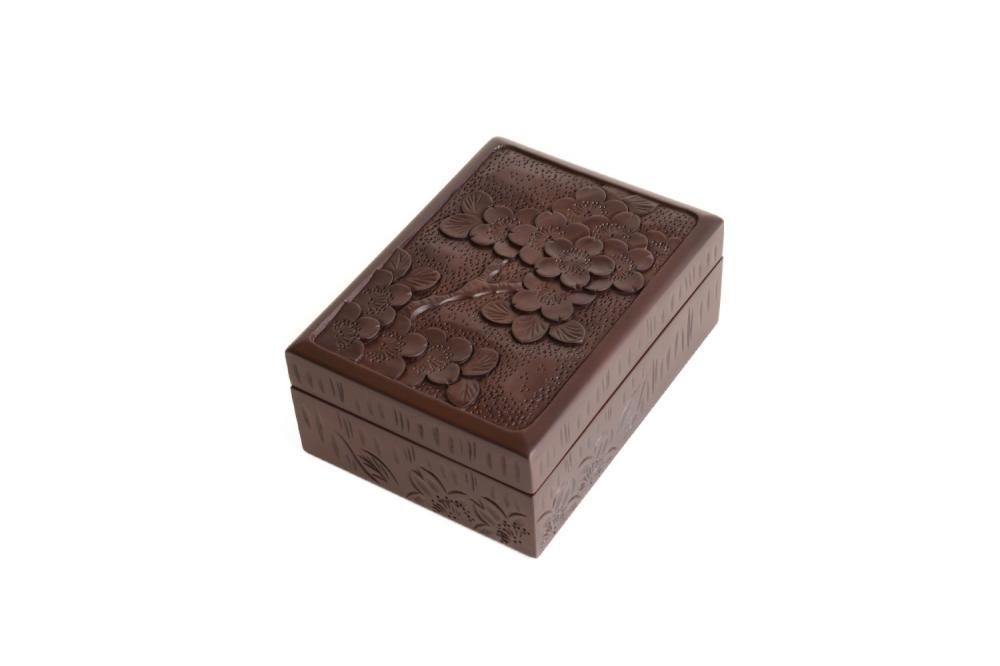 【マドレーヌさま専用】軽井沢彫　伝統工芸品 Amazon.co.jp: 高級品伝統工芸 鎌倉彫 相沢基水識 漆 お盆 丸盆