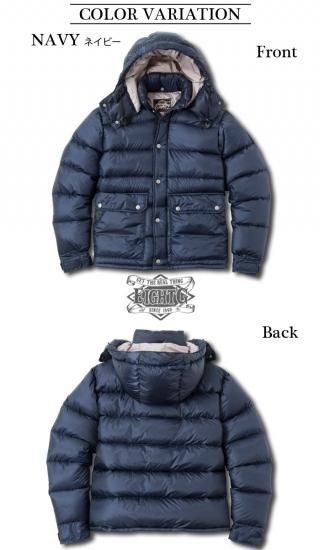   ダウンジャケット/ネイビー EIGHT-G(エイトジー) ダウンジャケット 8JK-14 ナイロンダウン