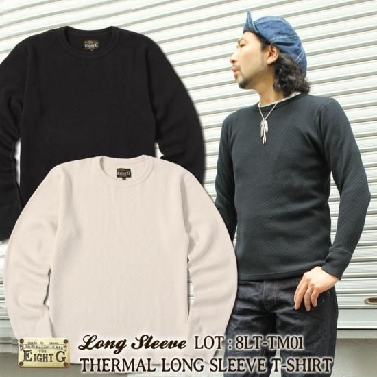 EIGHT-G(エイトジー) 長袖Tシャツ 8LT-TM01 サーマル ロングスリーブ T