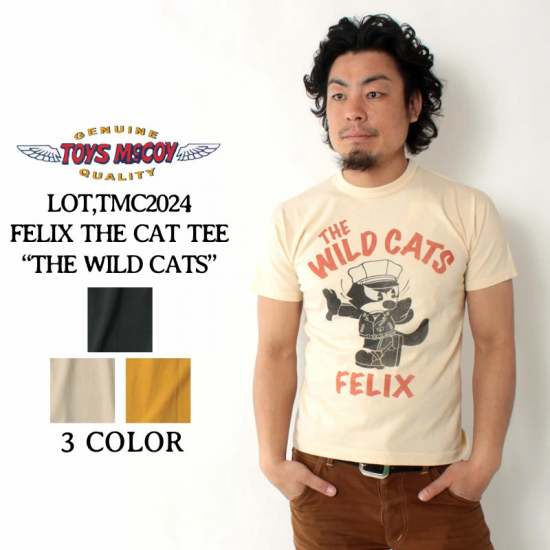 TOYS McCOY(トイズマッコイ) 半袖Tシャツ TMC2124 FELIX THE TOYS McCOY(トイズマッコイ) 半袖Tシャツ TMC2124 FELIX THE