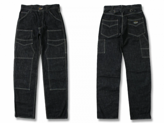 EIGHT-G(エイトジー) ワークパンツ 8WK-05 13.5oz INDIGO DENIM WORK PANTS ダブルニー 日本製