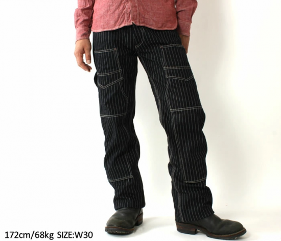 EIGHT-G(エイトジー) ワークパンツ 8WK-04 13oz WABASH STRIPE EIGHT-G(エイトジー) ワークパンツ 8WK-04 13oz WABASH STRIPE