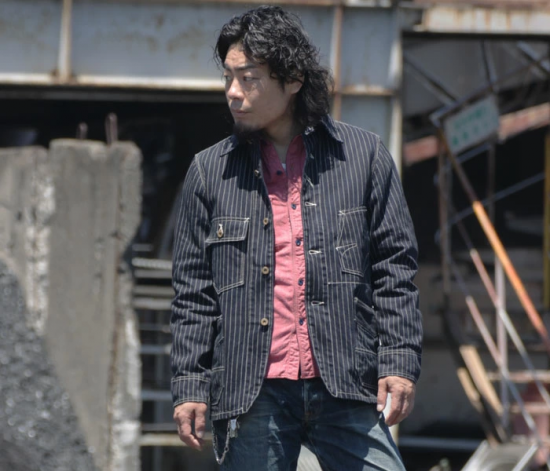 EIGHT-G(エイトジー) カバーオール 8JK-19 13oz WABASH STRIPE EIGHT-G(エイトジー) カバーオール 8JK-19 13oz WABASH STRIPE
