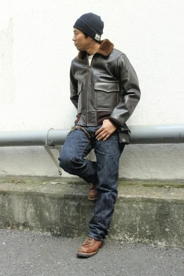 041042 BUZZ RICKSON BR80145 G-1 レザー No. BR80145 / Type G-1 “MIL-J-7823 BUZZ RICKSON SPORTSWEAR