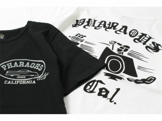 EIGHT-G(エイトジー) 半袖Tシャツ 8ST-35 “PHARAOHS 1962 EIGHT-G(エイトジー) 半袖Tシャツ 8ST-35 “PHARAOHS 1962