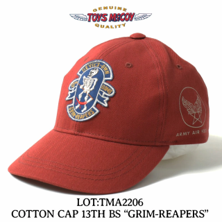 TOYS McCOY(ȥޥå) ߡʪ TMA2206 MILITARY COTTON CAP 13TH BS GRIM-REAPERS ߥ꥿꡼ åȥ å إܡ