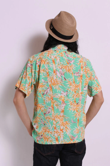 SUN SURF(サンサーフ) アロハシャツ SS38039 “SPARROW'S HIDEOUT BAMBOO” HAWAIIAN SHIRT ハワイアンシャツ 和柄 日本製