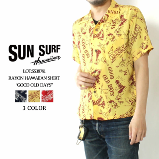 SUN SURF(󥵡) ϥ SS38791 GOOD OLD DAYS HAWAIIAN SHIRT ϥ磻󥷥 졼 ȥԥ