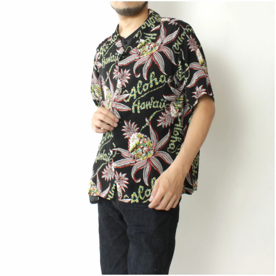 SUN SURF(サンサーフ) アロハシャツ SS38312 “PINEAPPLE PASSION