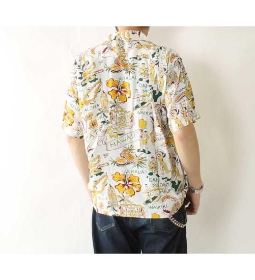 SUN SURF(サンサーフ) アロハシャツ SS38792 “STATE OF HAWAII