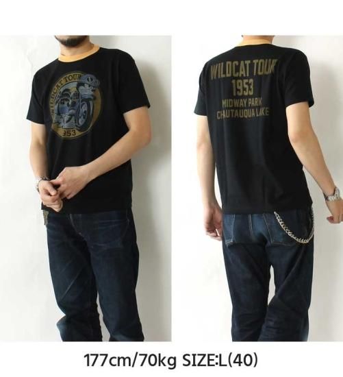 TOYS McCOY 七部丈　Felix tシャツ M TOYS McCOY(トイズマッコイ) 半袖Tシャツ TMC2303 “WILDCAT TOUR