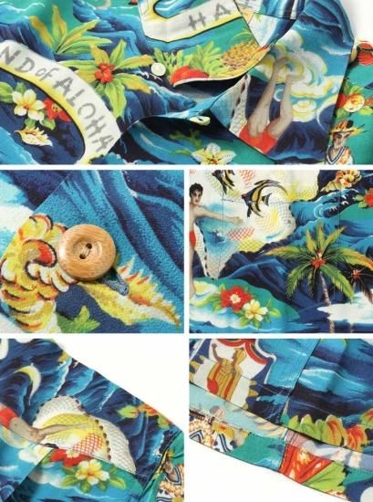 サンサーフ　アロハシャツ　LAND OF ALOHA サイズL SS39059 SUN SURF(サンサーフ) アロハシャツ 