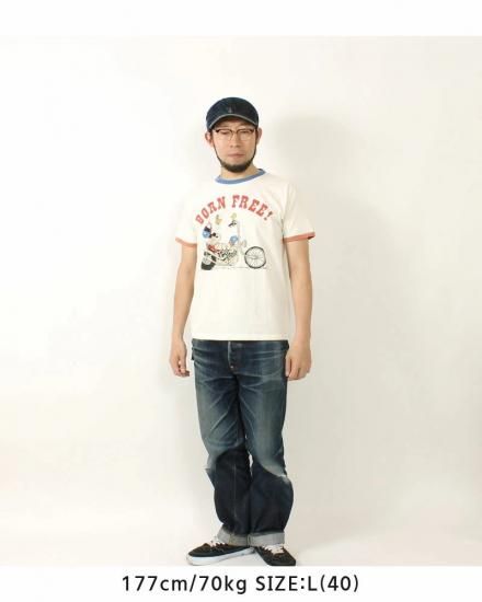 TOYS McCOY Tシャツ スヌーピー BORN FREE ! TOYS McCOY NEWS::SNOOPY TEE “BORN FREE !” & “SPACE RADIO