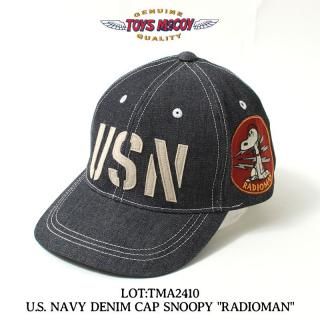 TOYS McCOY(ȥޥå) ߡʪ TMA2410  U.S. NAVY DENIM CAP SNOOPY 