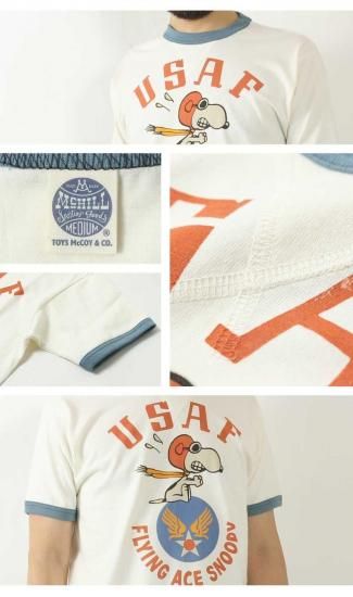 てっちゃん様 TOYS McCOY(トイズマッコイ) 半袖Tシャツ TMC2519 SNOOPY TEE