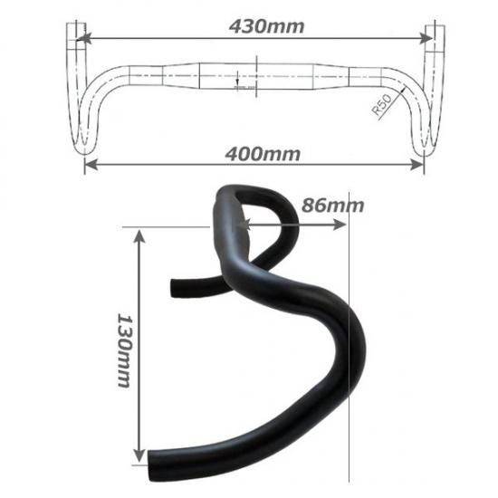 SENBA 31.8mm ドロップハンドル ショートリーチ/末広がりタイプ SENBA 31.8mm ドロップハンドル ショートリーチ/末広がりタイプ