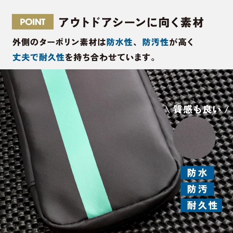 シャグポーチ SC80-16：宇宙とくらげ柄のミニWポーチの通販-ScoLar