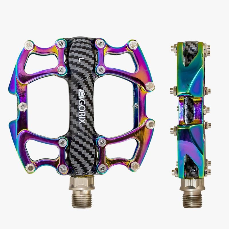 GORIX[ゴリックス]自転車ペダル フラットペダル 3ベアリング